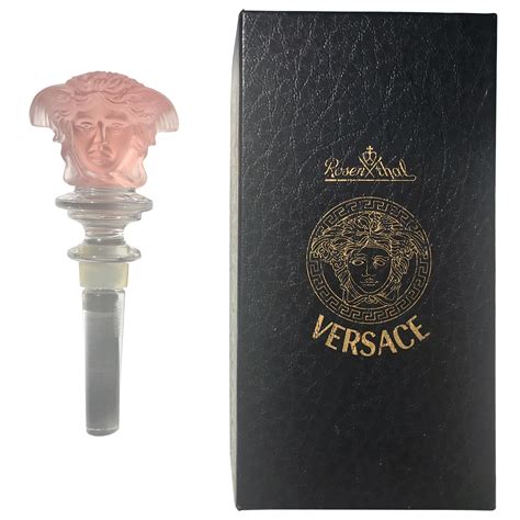 rosenthal versace bottle stopper.